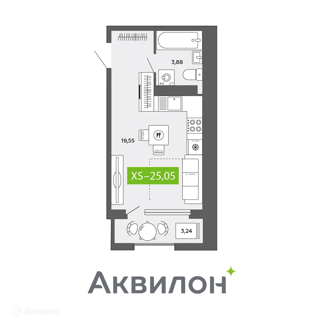 Фото квартиры в ЖК City Towers (Сити Тауэрс)