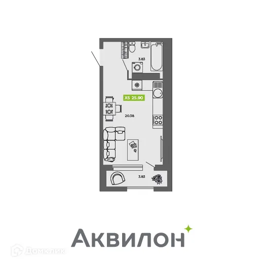 Фото квартиры в ЖК City Towers (Сити Тауэрс)