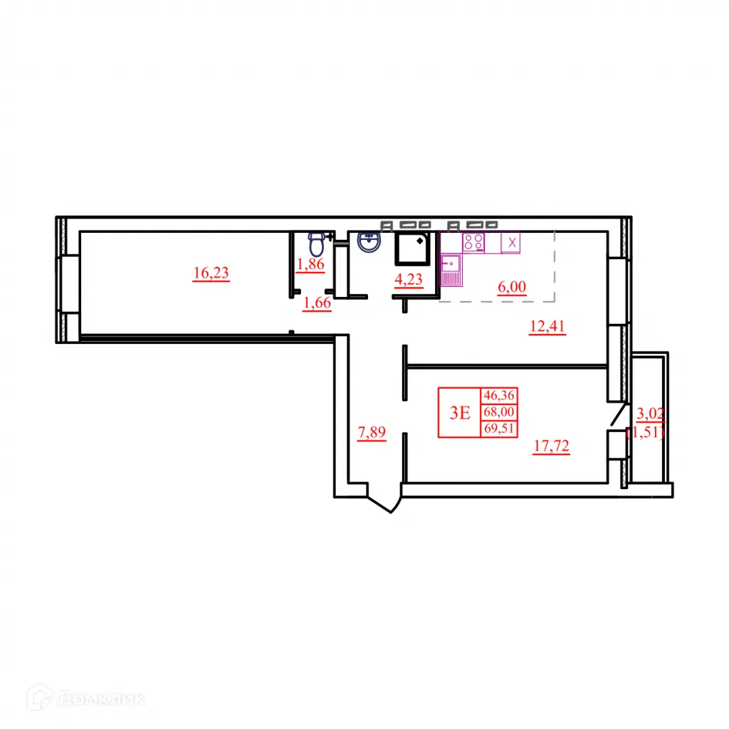 Фото квартиры в ЖК Журавли