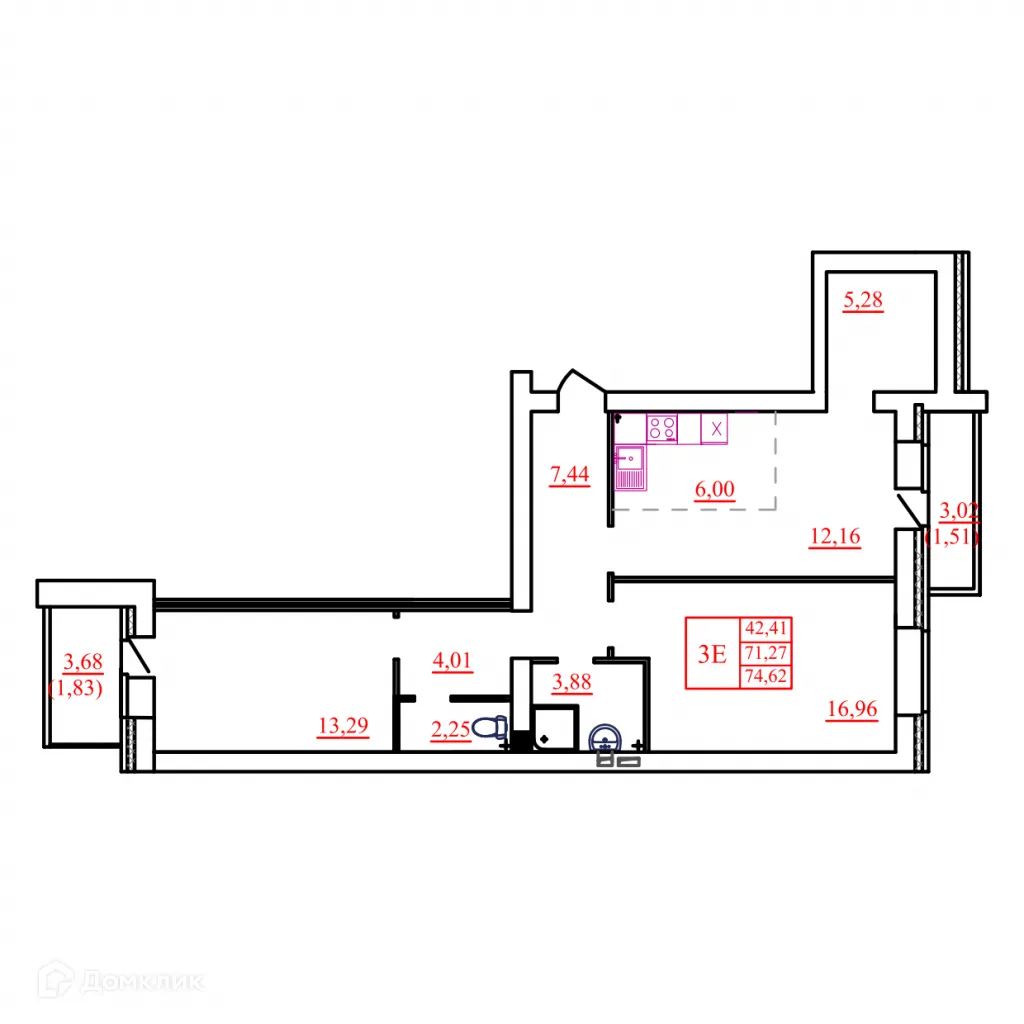 Фото квартиры в ЖК Журавли