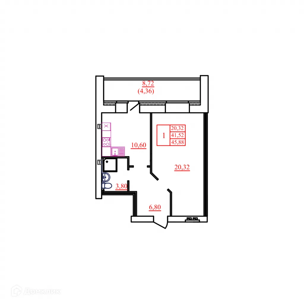 Фото квартиры в ЖК Журавли