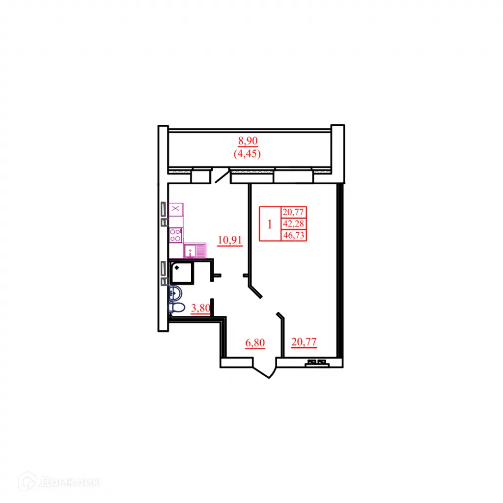 Фото квартиры в ЖК Журавли