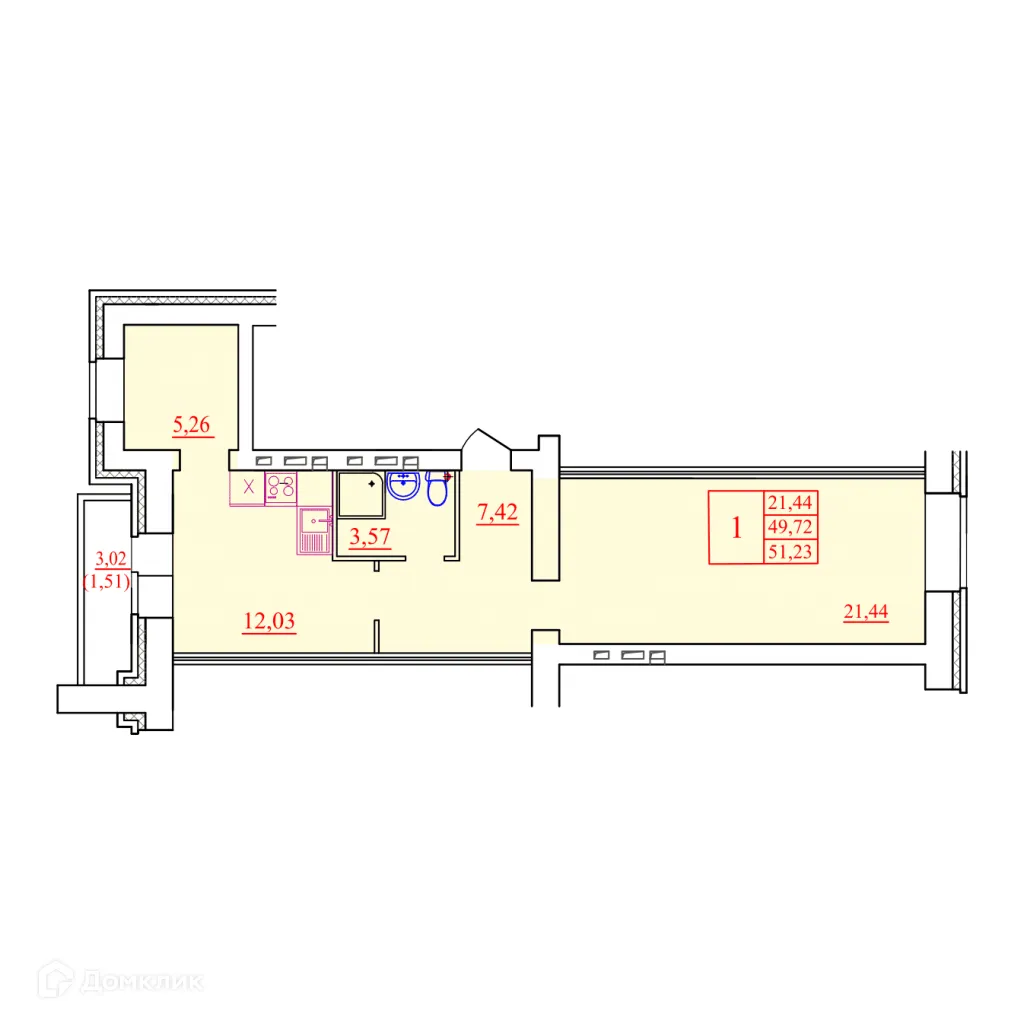 Фото квартиры в ЖК Журавли