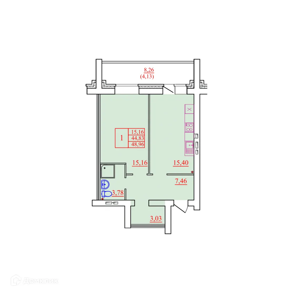 Фото квартиры в ЖК Журавли