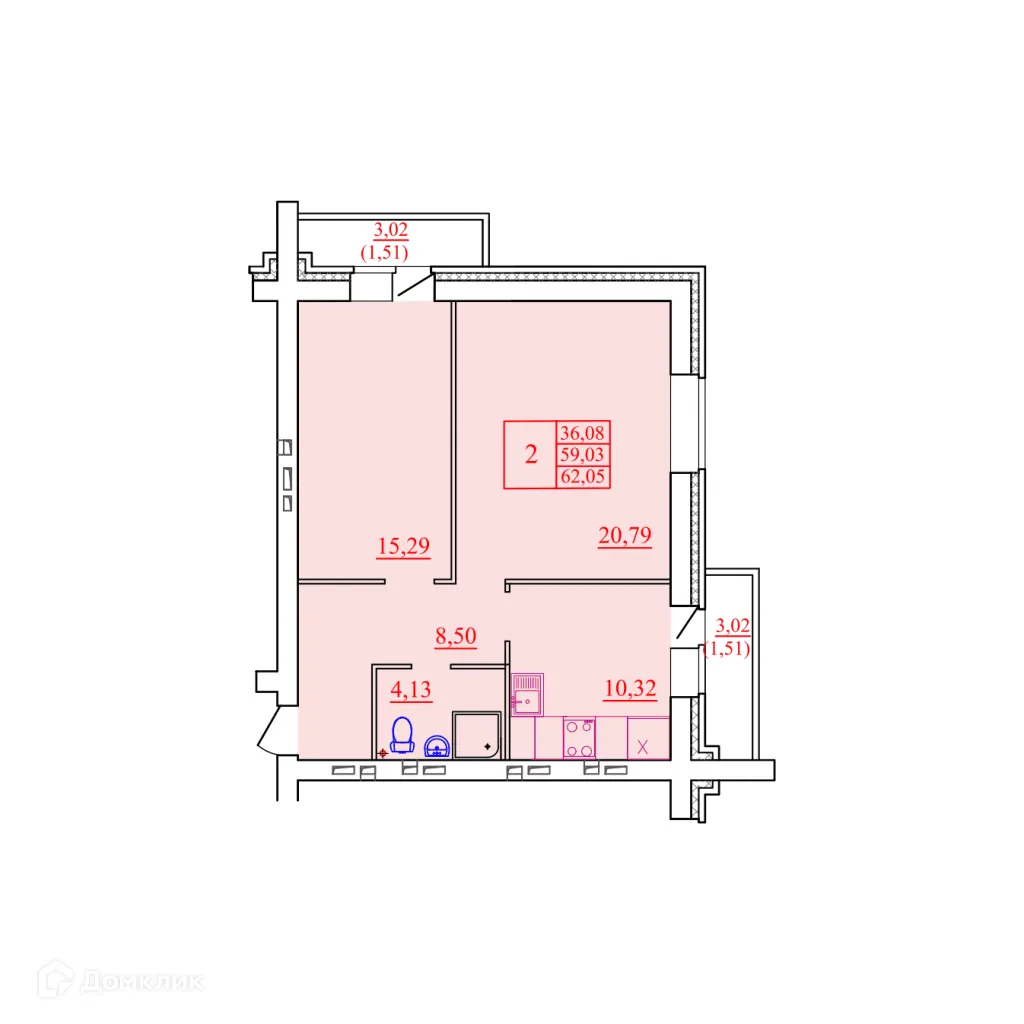 Фото квартиры в ЖК Журавли