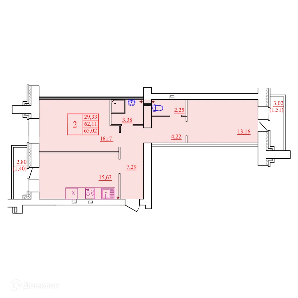 Фото квартиры в ЖК Журавли