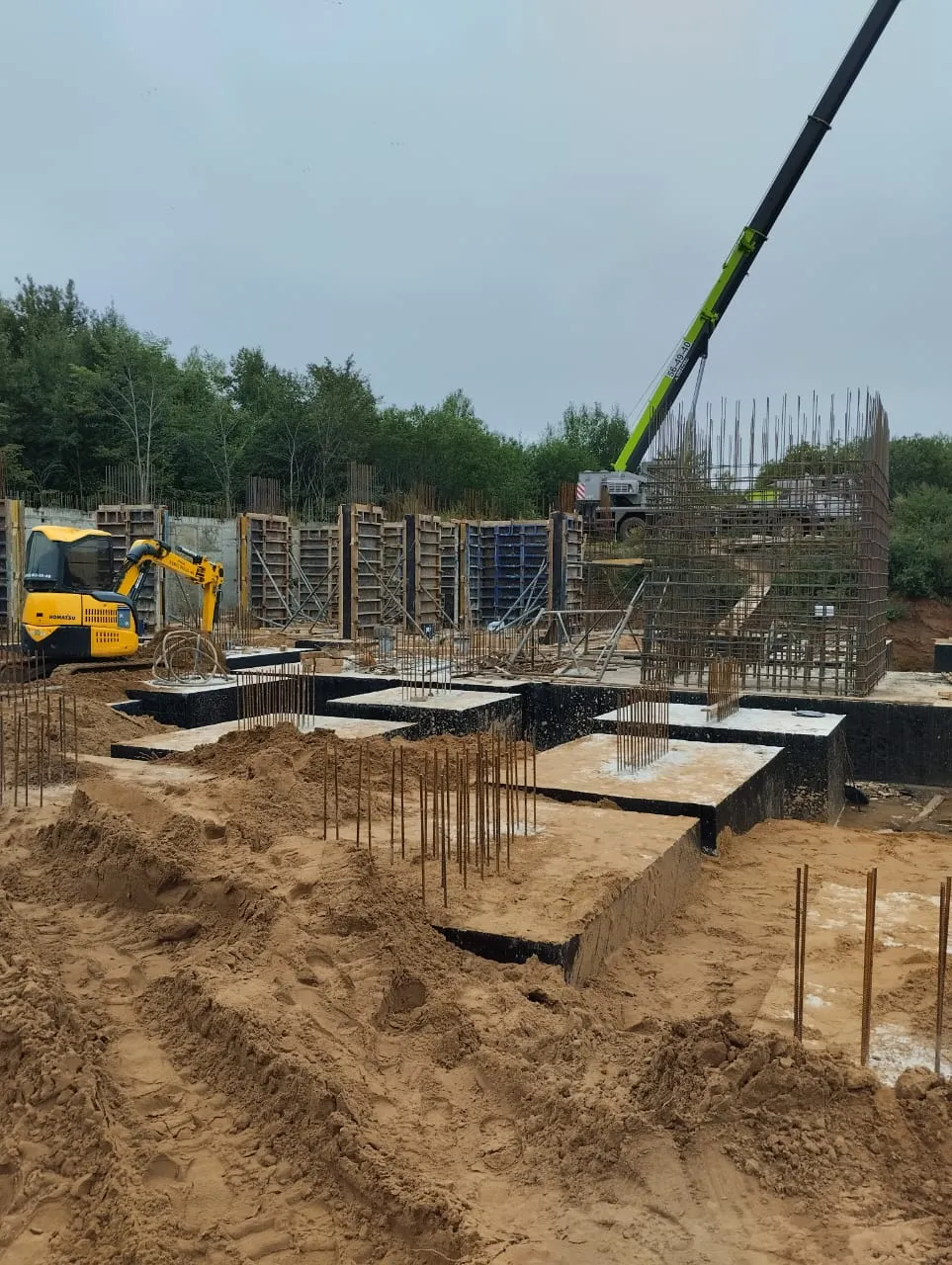 ЖК Краски леса ход строительства