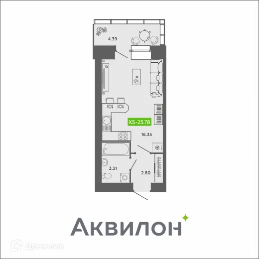 Фото квартиры в ЖК River Park-2 (Ривер Парк-2)