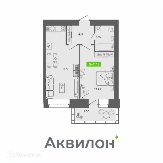 Фото квартиры в ЖК River Park-2 (Ривер Парк-2)
