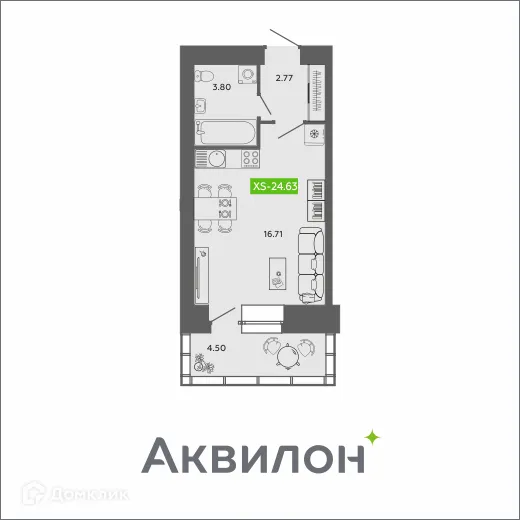 Фото квартиры в ЖК River Park-2 (Ривер Парк-2)