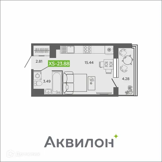 Фото квартиры в ЖК Аквилон SAGE