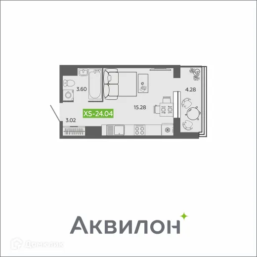 Фото квартиры в ЖК Аквилон SAGE