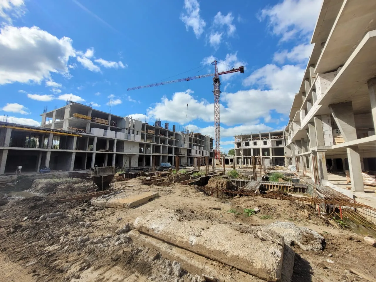 ЖК Ривьера Парк ход строительства