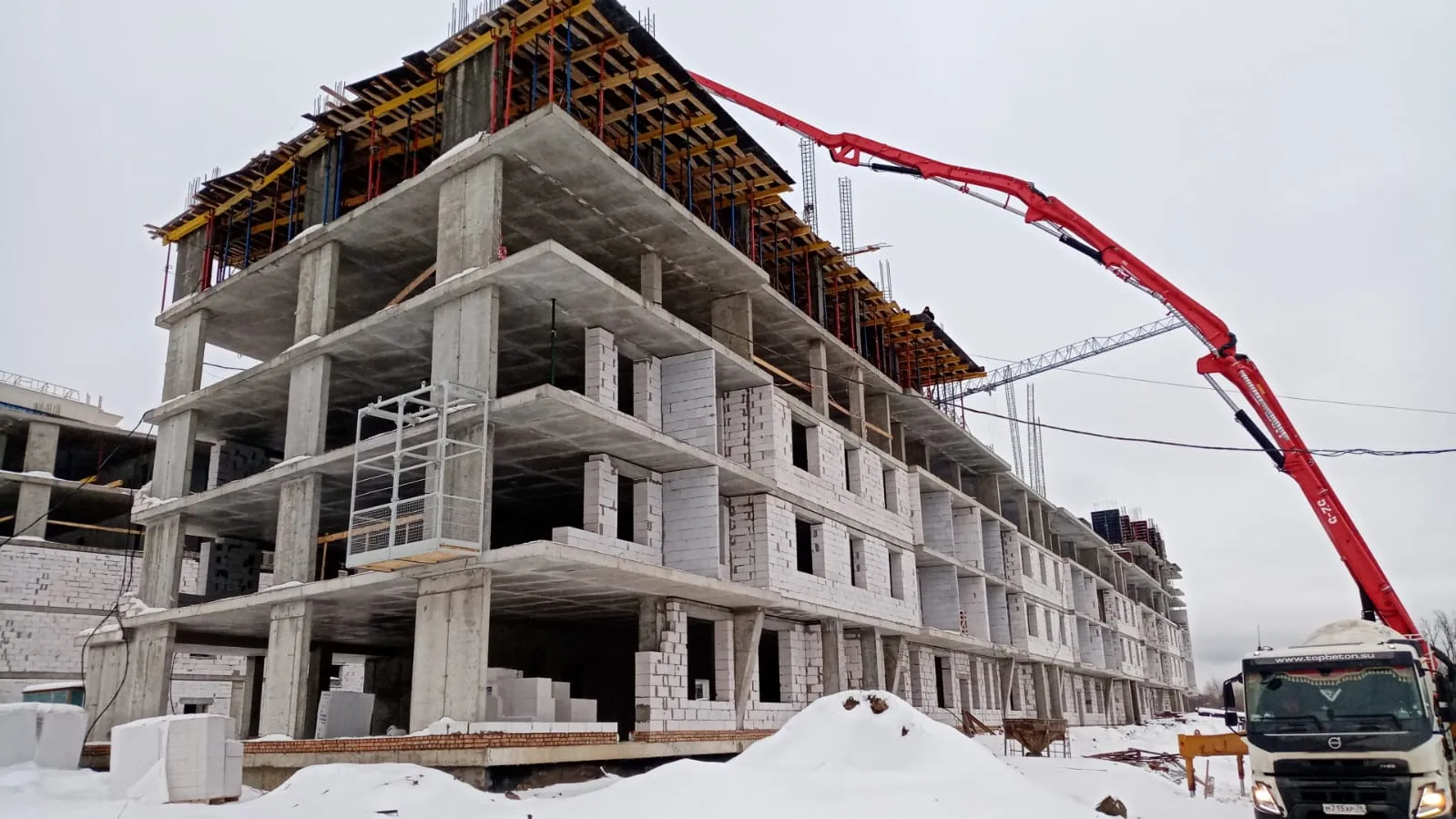 ЖК Ривьера Парк ход строительства