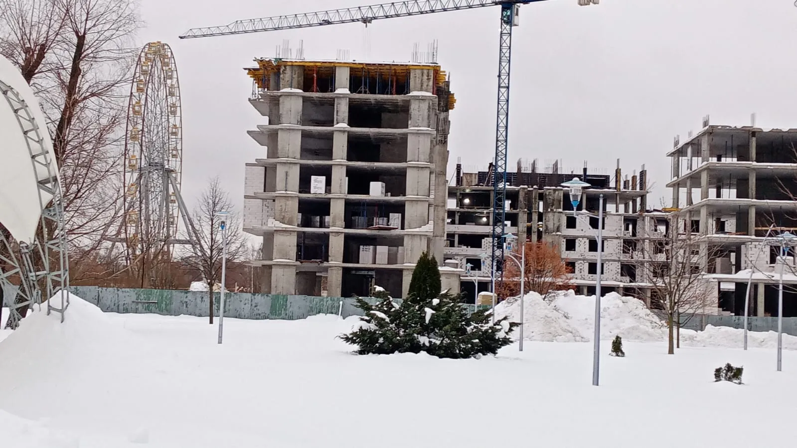 ЖК Ривьера Парк ход строительства