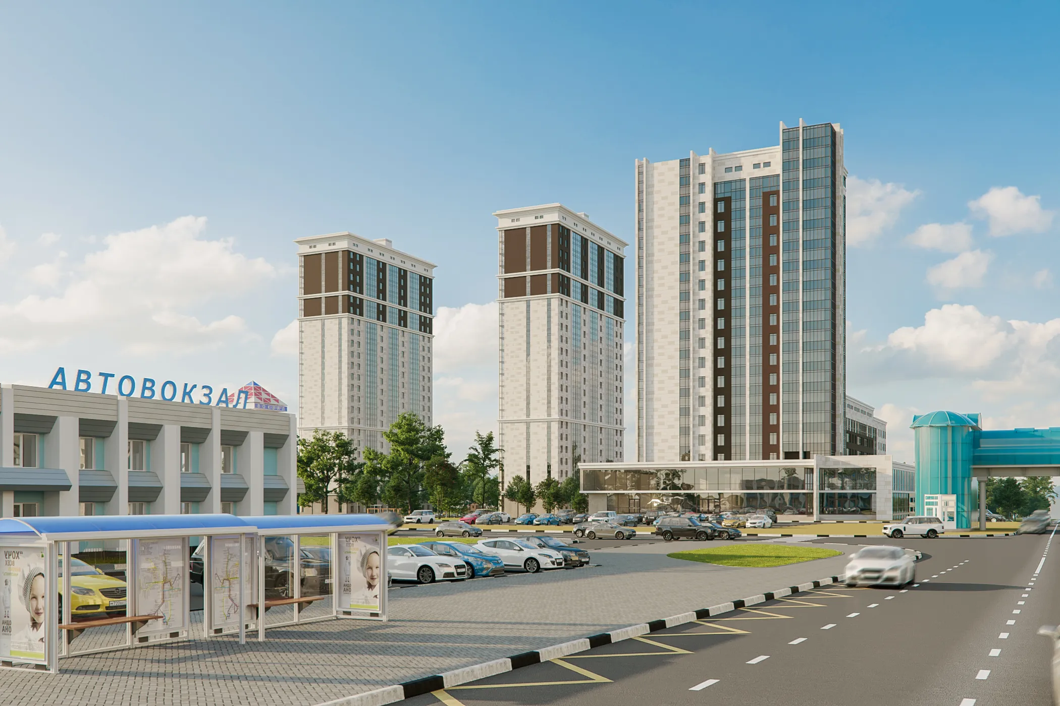 Планировка 2-комнатной квартиры 68.2 м² в ЖК ЖК Ярославль сити, г. Ярославль — фото 2