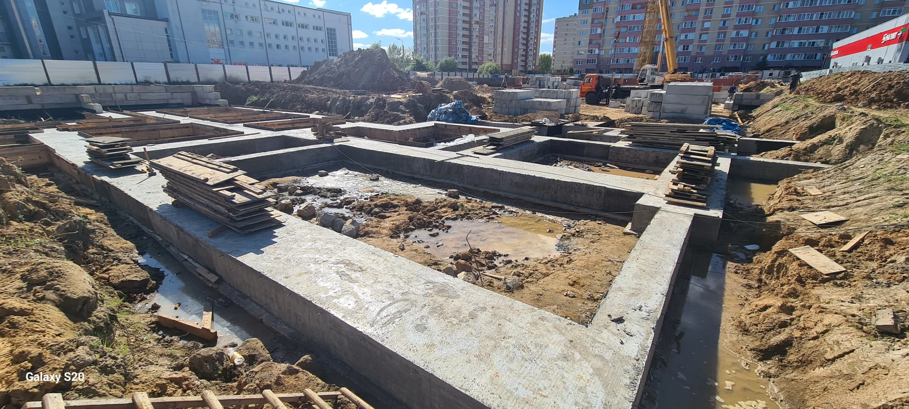 ЖК в городе Ярославль, шоссе Тутаевское, д. 93-а ход строительства