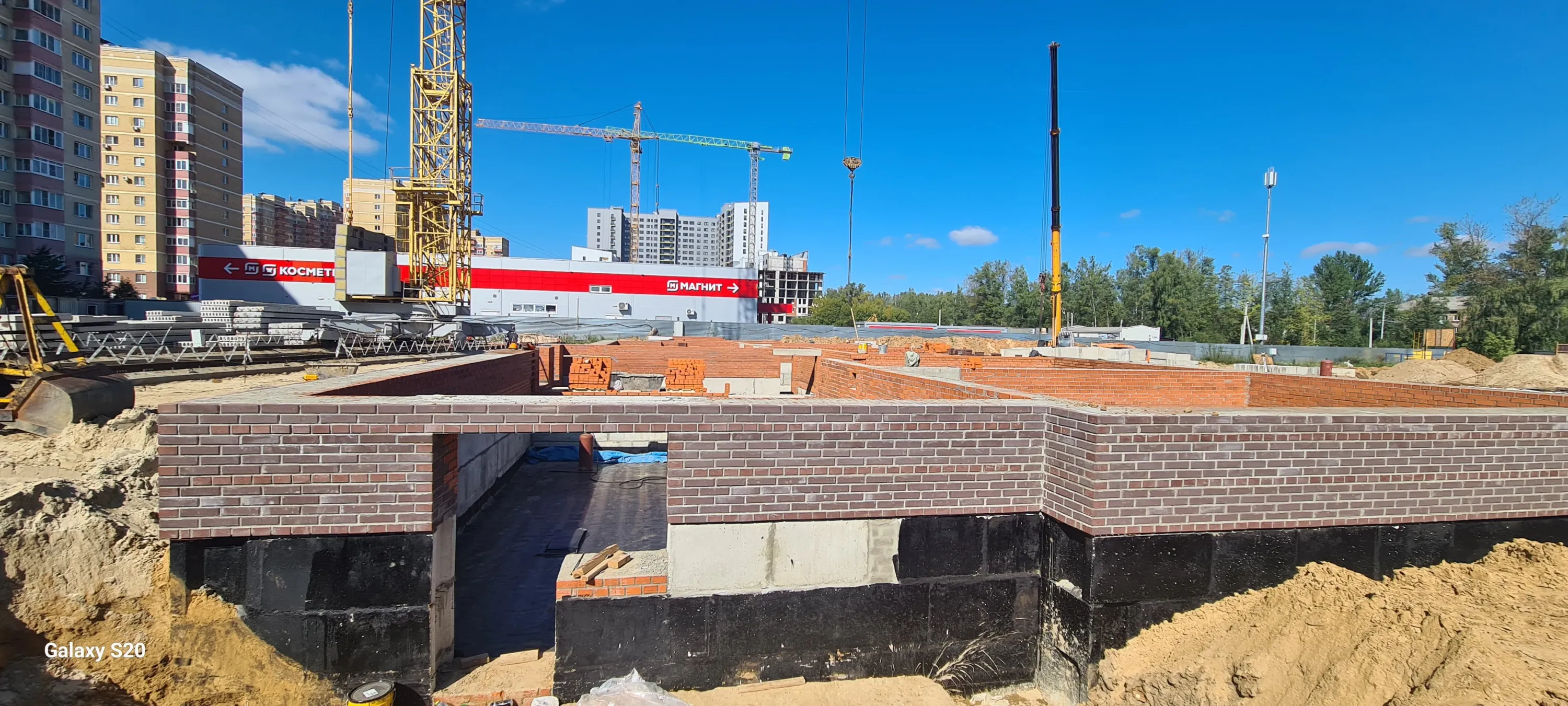 ЖК в городе Ярославль, шоссе Тутаевское, д. 93-а ход строительства