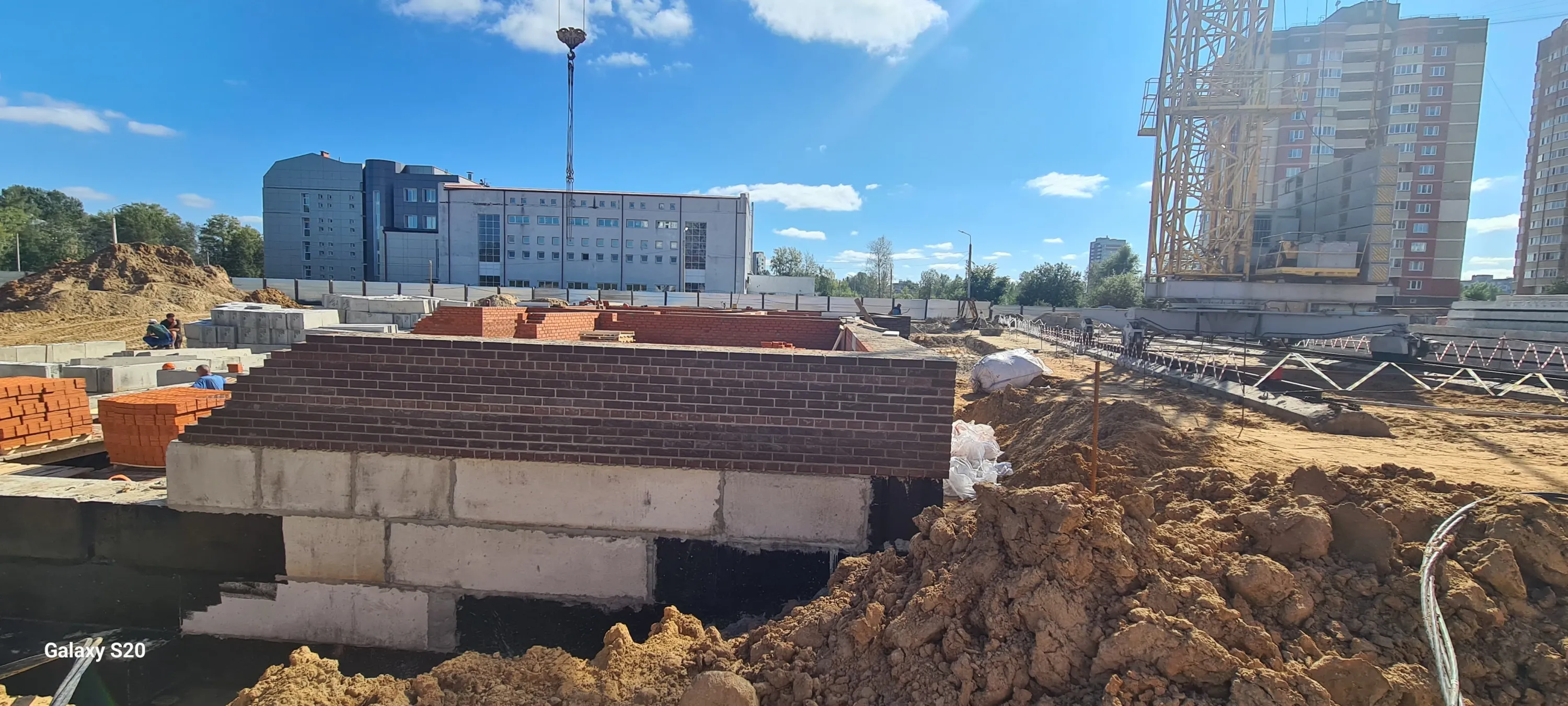 ЖК в городе Ярославль, шоссе Тутаевское, д. 93-а ход строительства