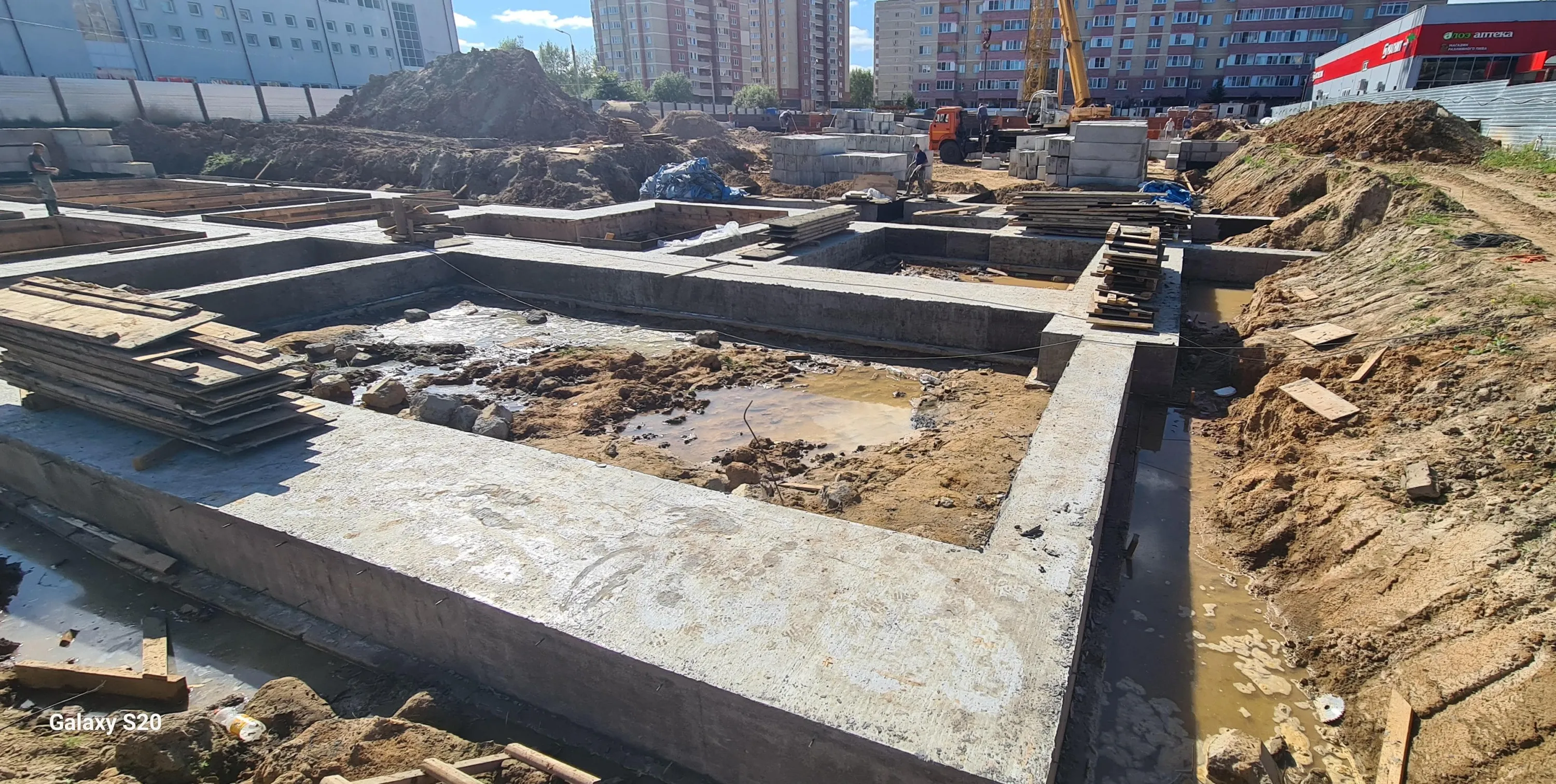 ЖК в городе Ярославль, шоссе Тутаевское, д. 93-а ход строительства