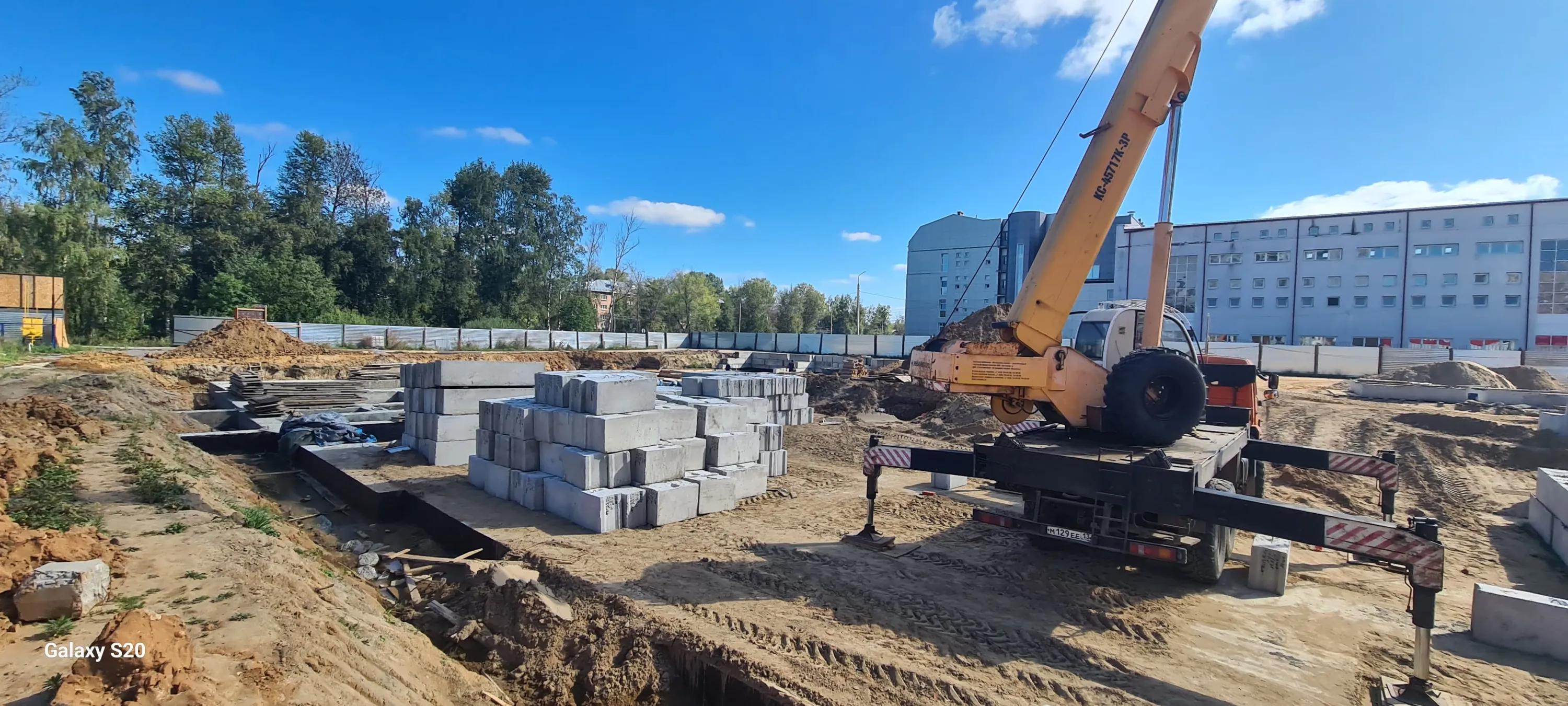 ЖК в городе Ярославль, шоссе Тутаевское, д. 93-а ход строительства