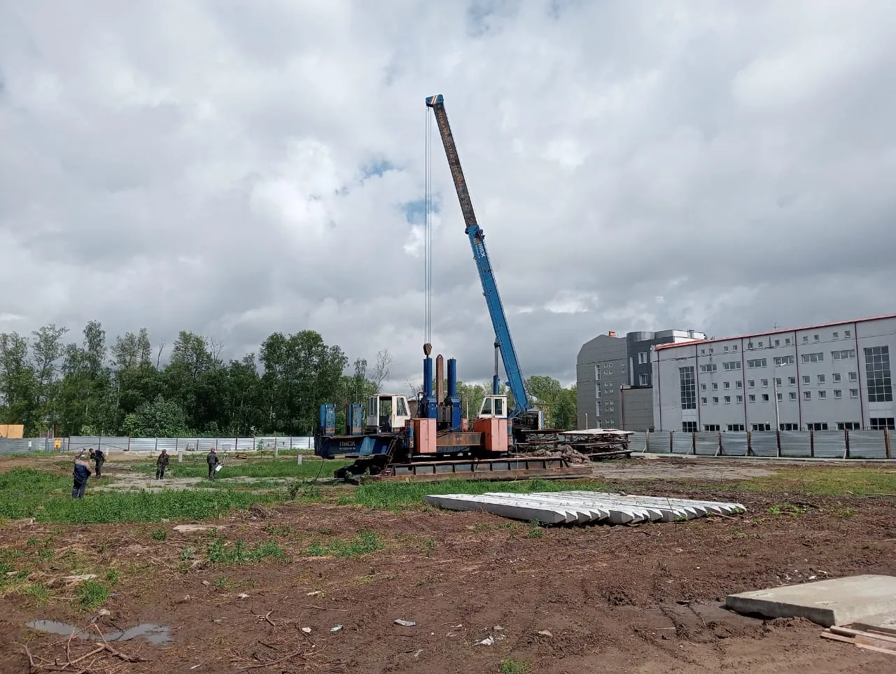 ЖК в городе Ярославль, шоссе Тутаевское, д. 93-а ход строительства