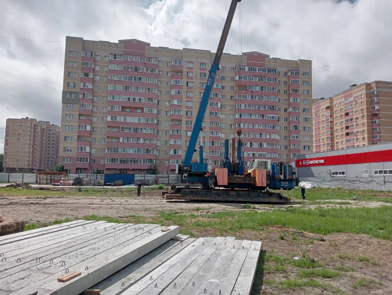 ЖК в городе Ярославль, шоссе Тутаевское, д. 93-а ход строительства