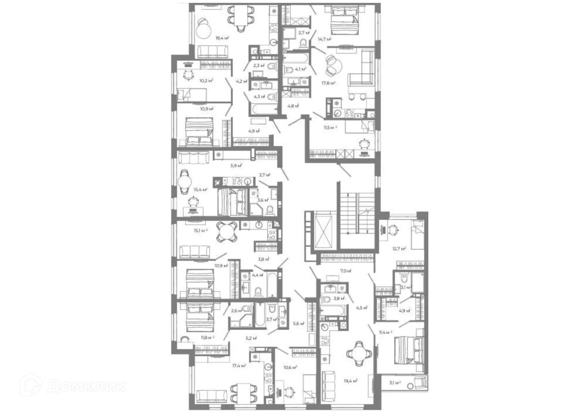 Фото квартиры в ЖК Жилой район Зеленые кварталы