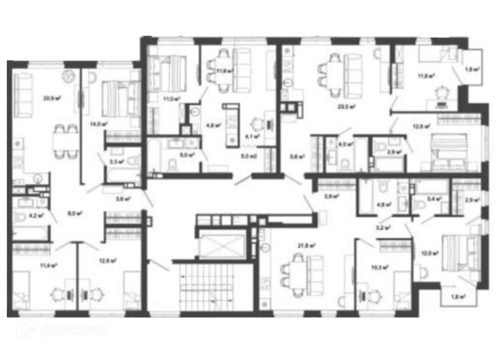 Фото квартиры в ЖК Жилой район Зеленые кварталы
