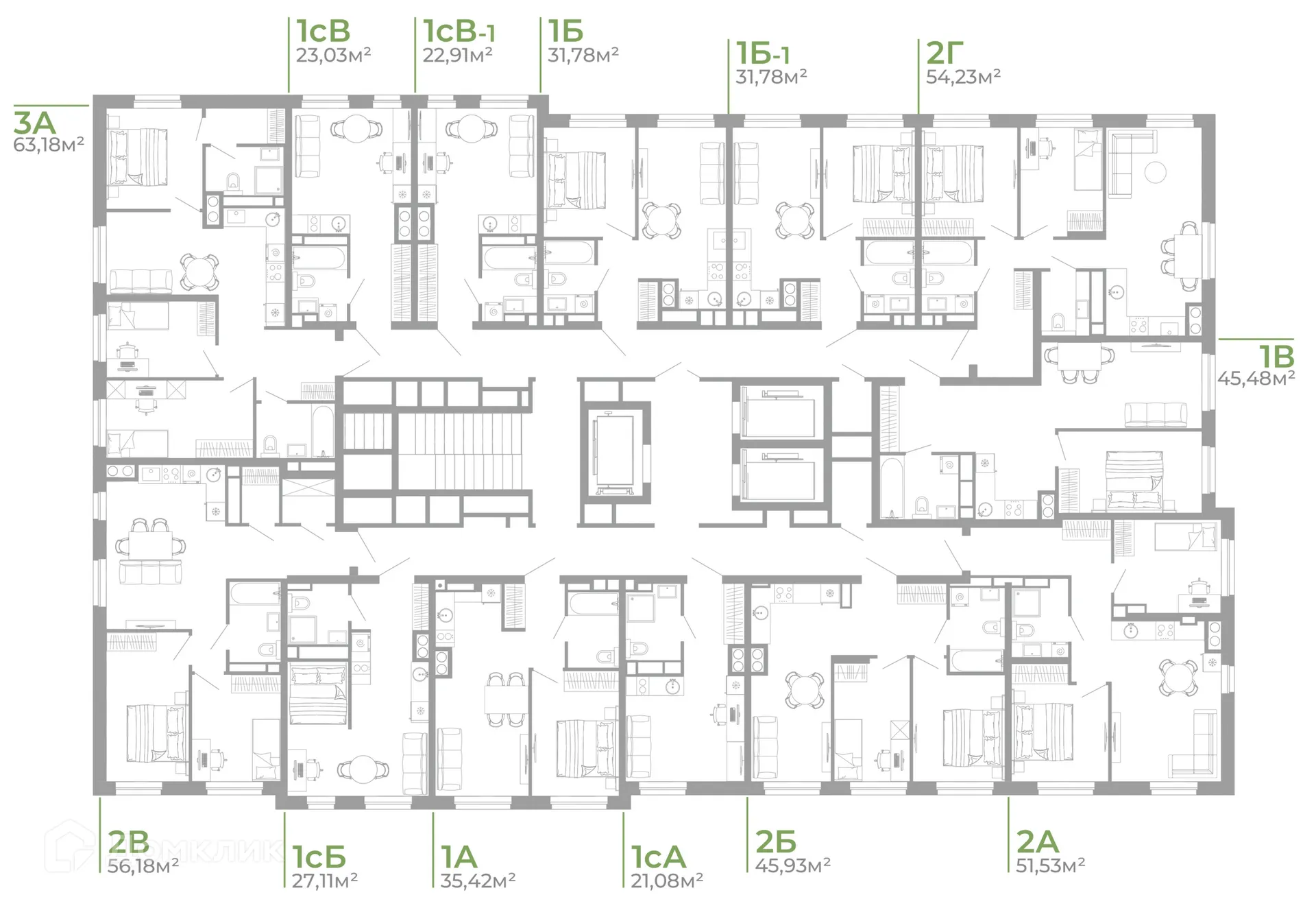 Фото квартиры в ЖК РАЗУМ НА ЗВЕЗДНОЙ