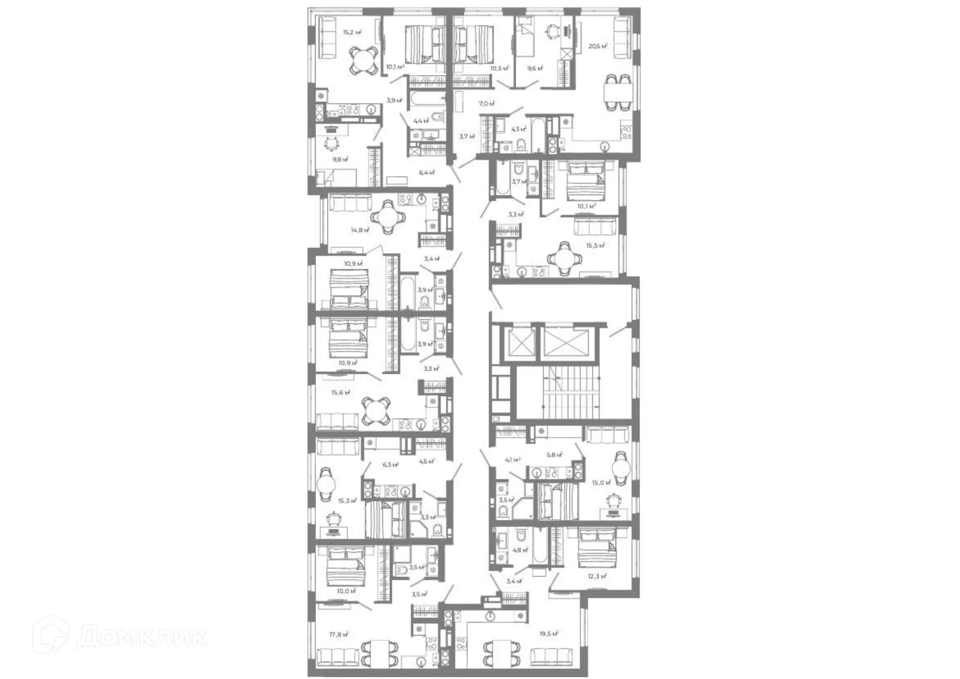 Фото квартиры в ЖК Жилой район Зеленые кварталы