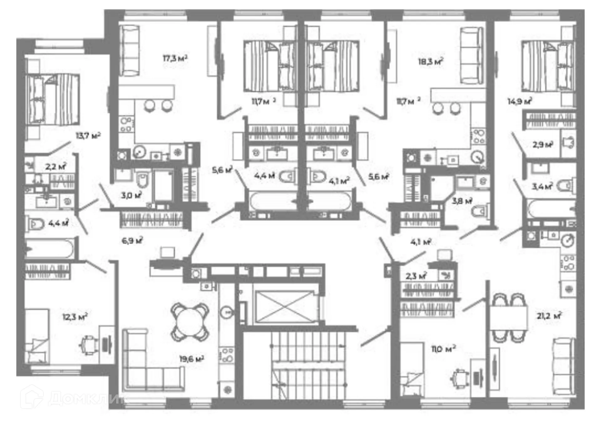 Фото квартиры в ЖК Жилой район Зеленые кварталы