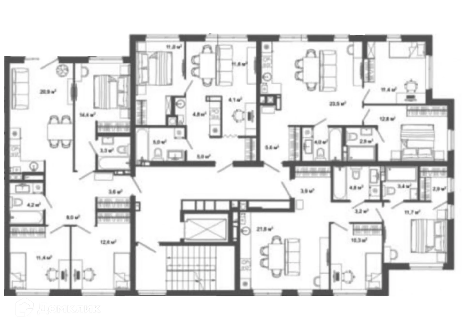 Фото квартиры в ЖК Жилой район Зеленые кварталы