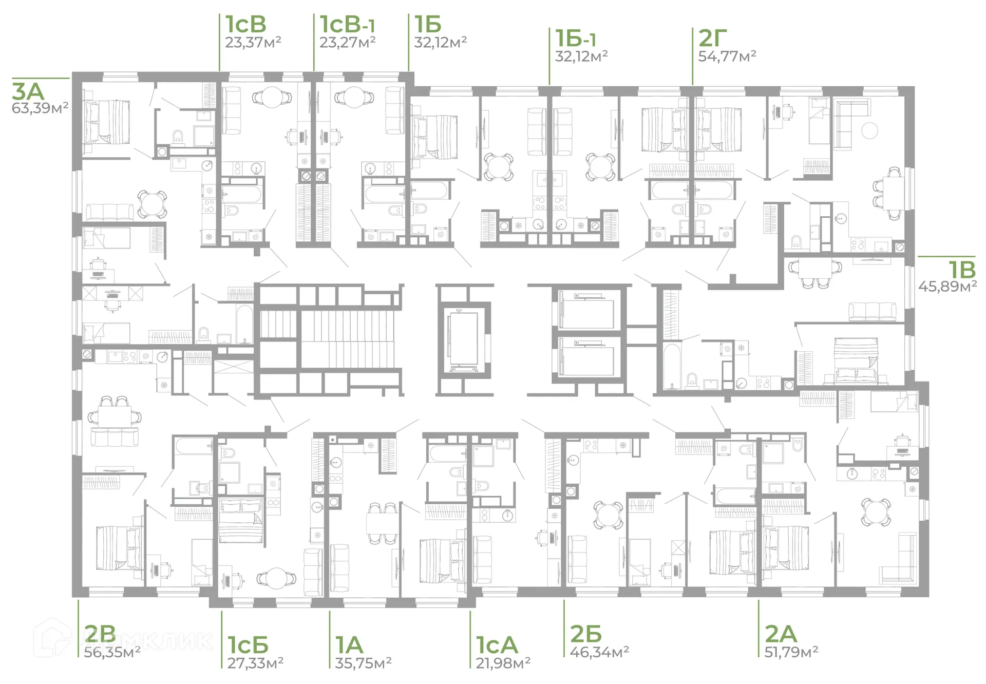 Фото квартиры в ЖК РАЗУМ НА ЗВЕЗДНОЙ