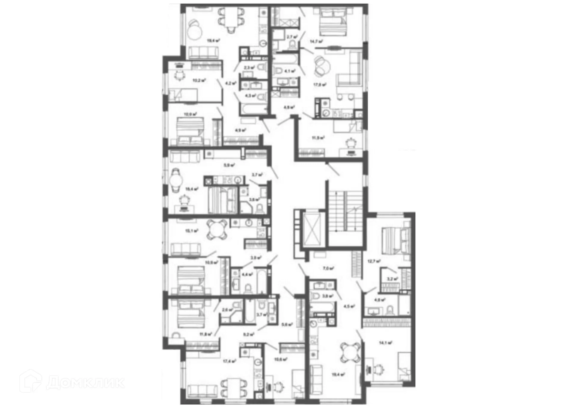 Фото квартиры в ЖК Жилой район Зеленые кварталы