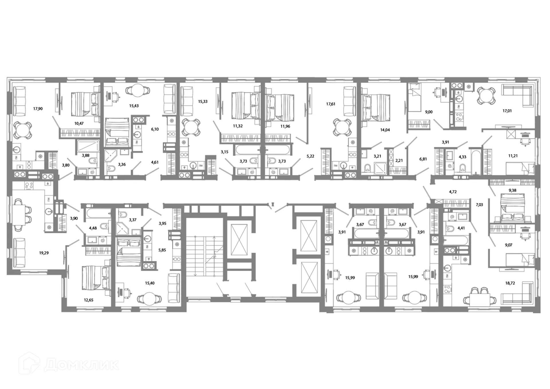 Фото квартиры в ЖК Жилой район Зеленые кварталы
