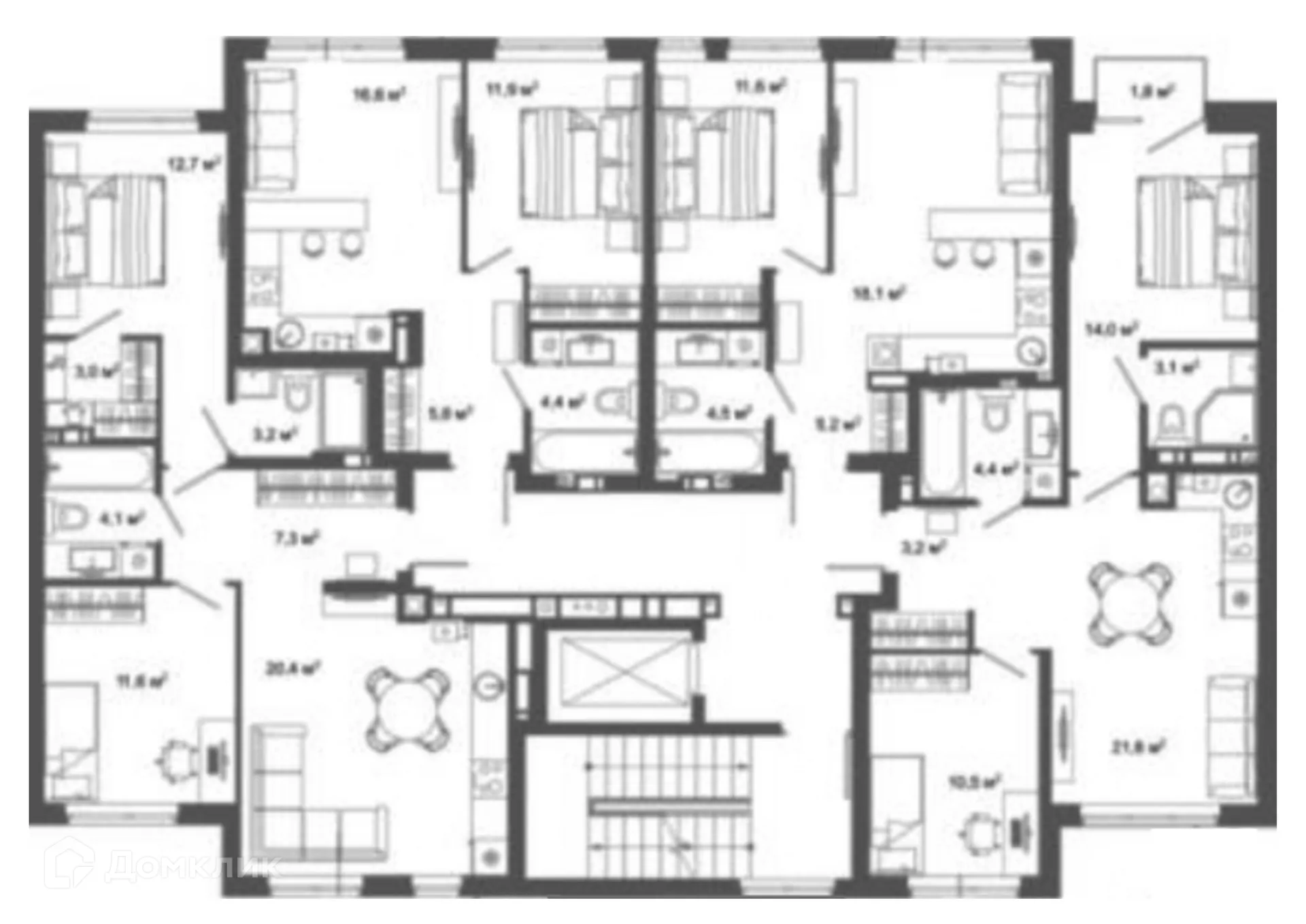 Фото квартиры в ЖК Жилой район Зеленые кварталы