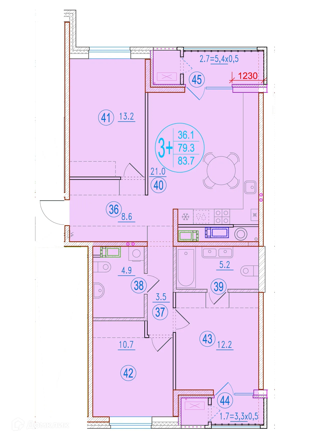 Фото квартиры в ЖК Центральный