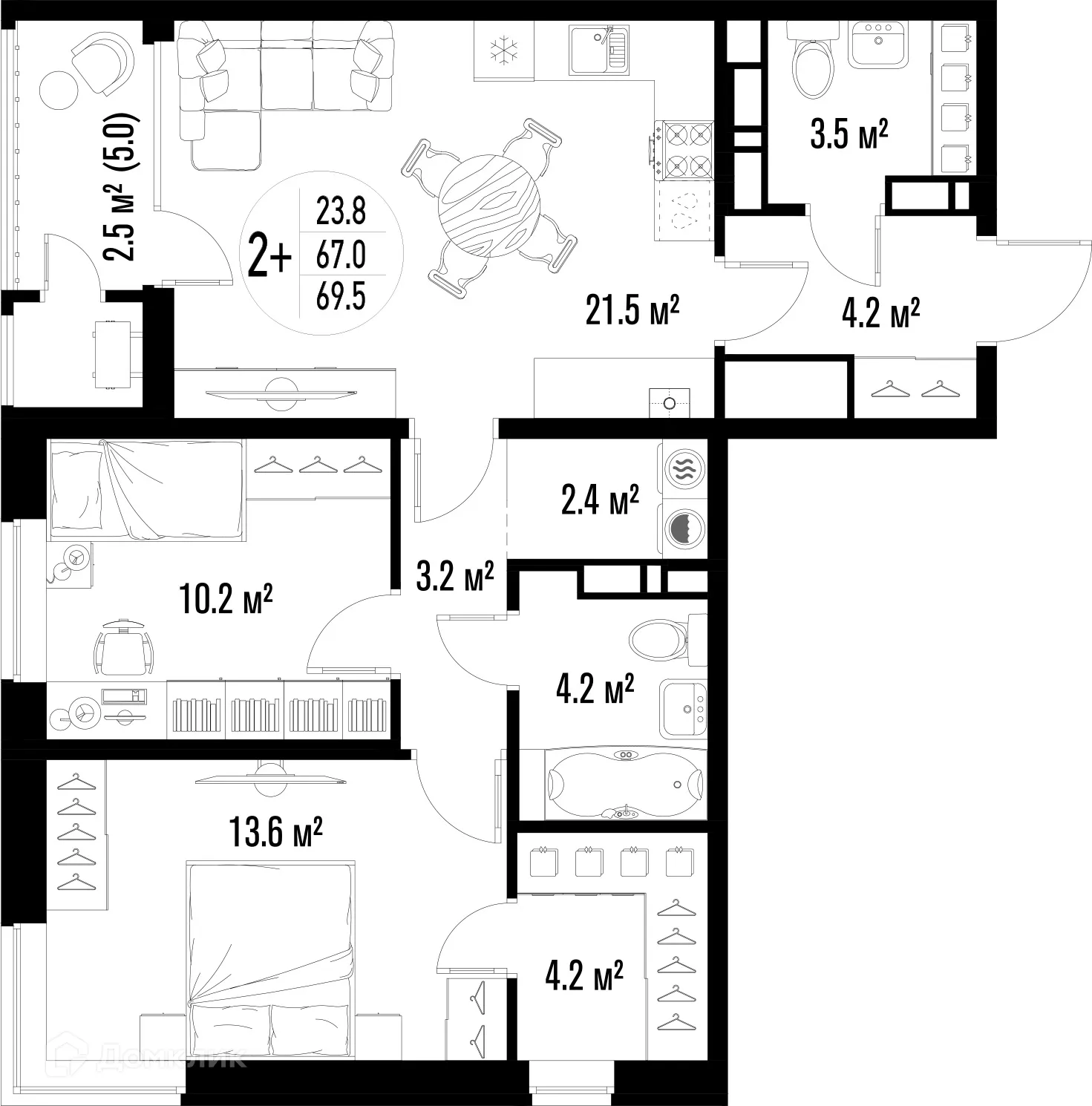 Фото квартиры в ЖК Центральный