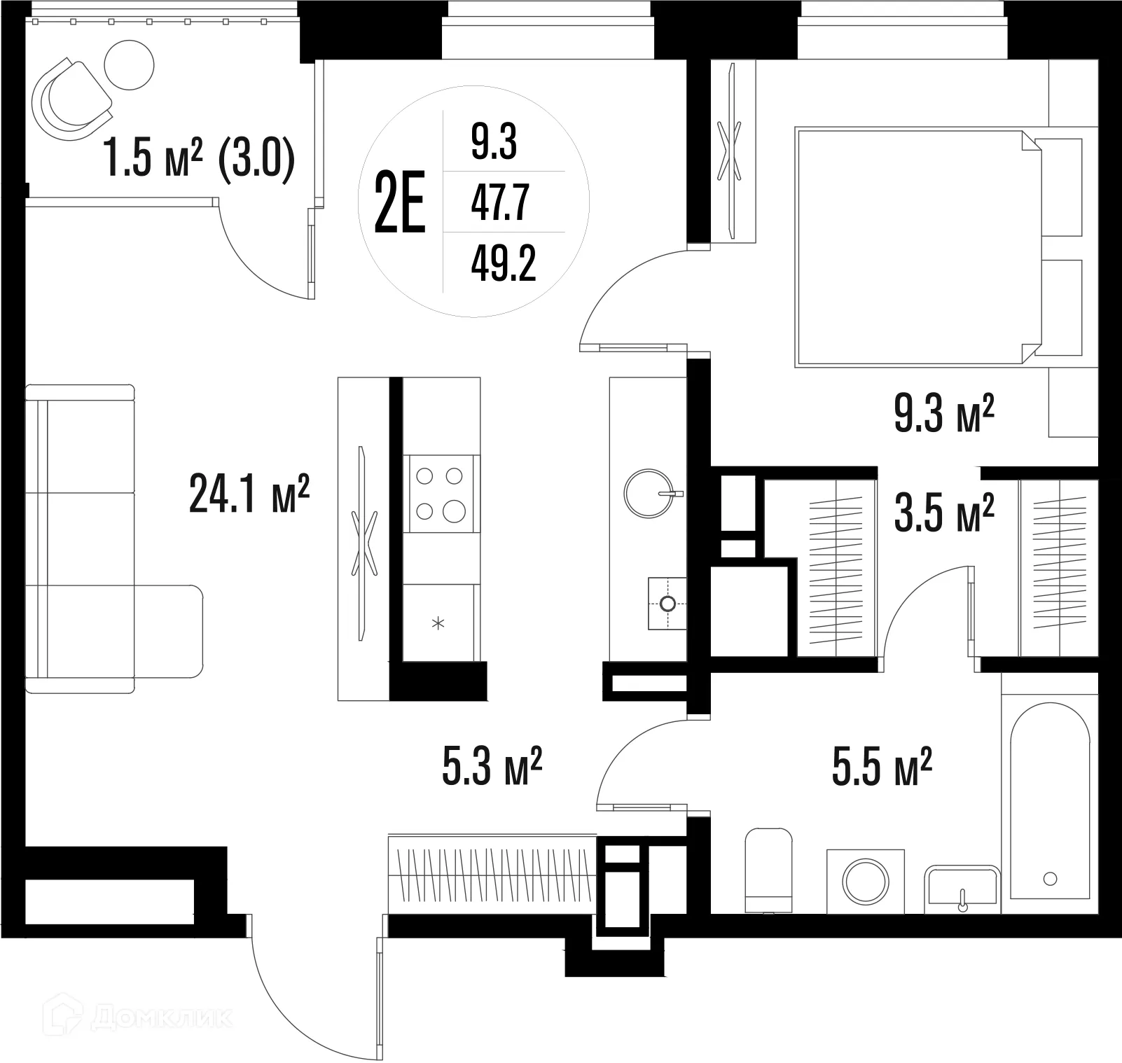 Фото квартиры в ЖК Центральный