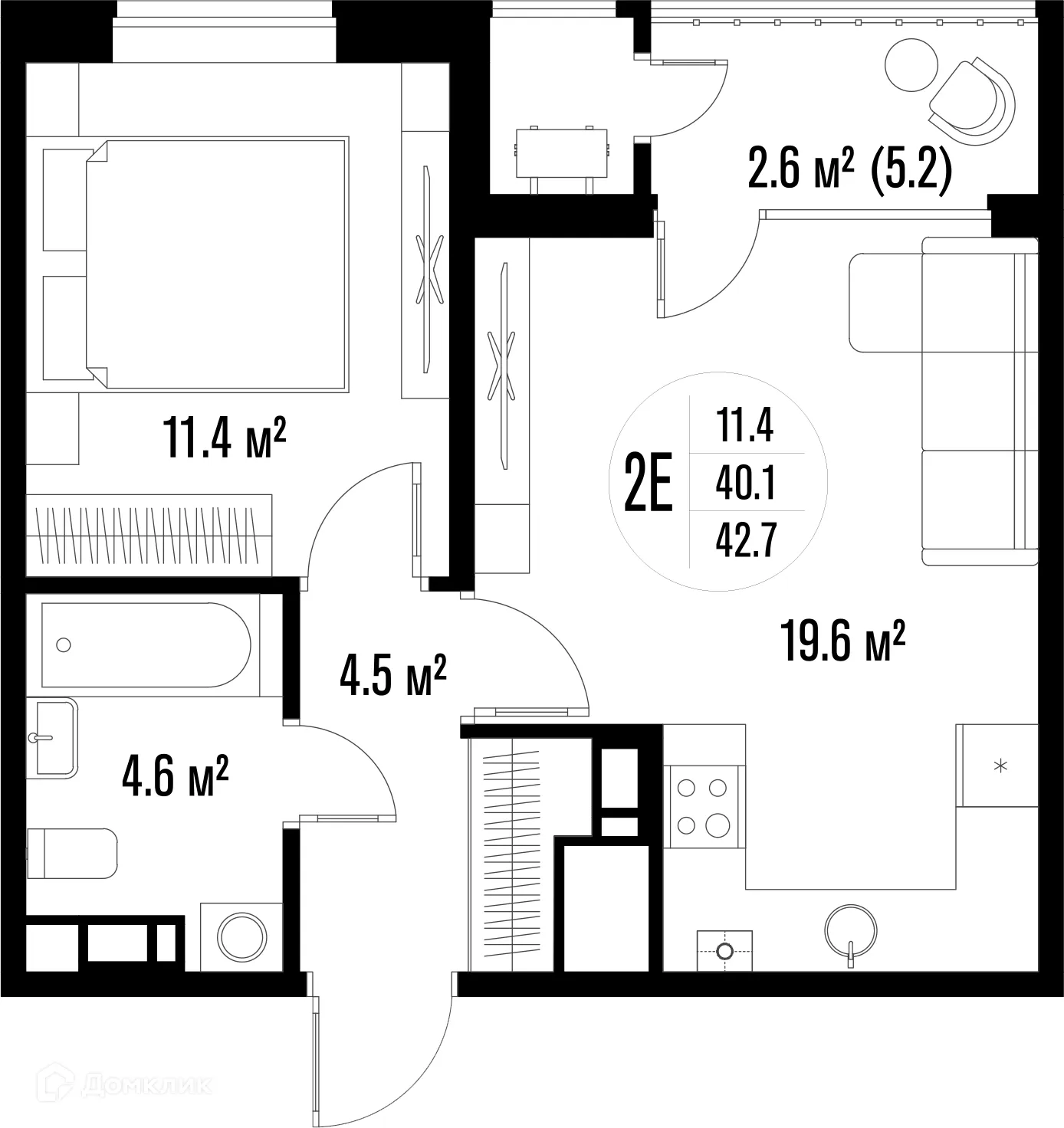 Фото квартиры в ЖК Центральный