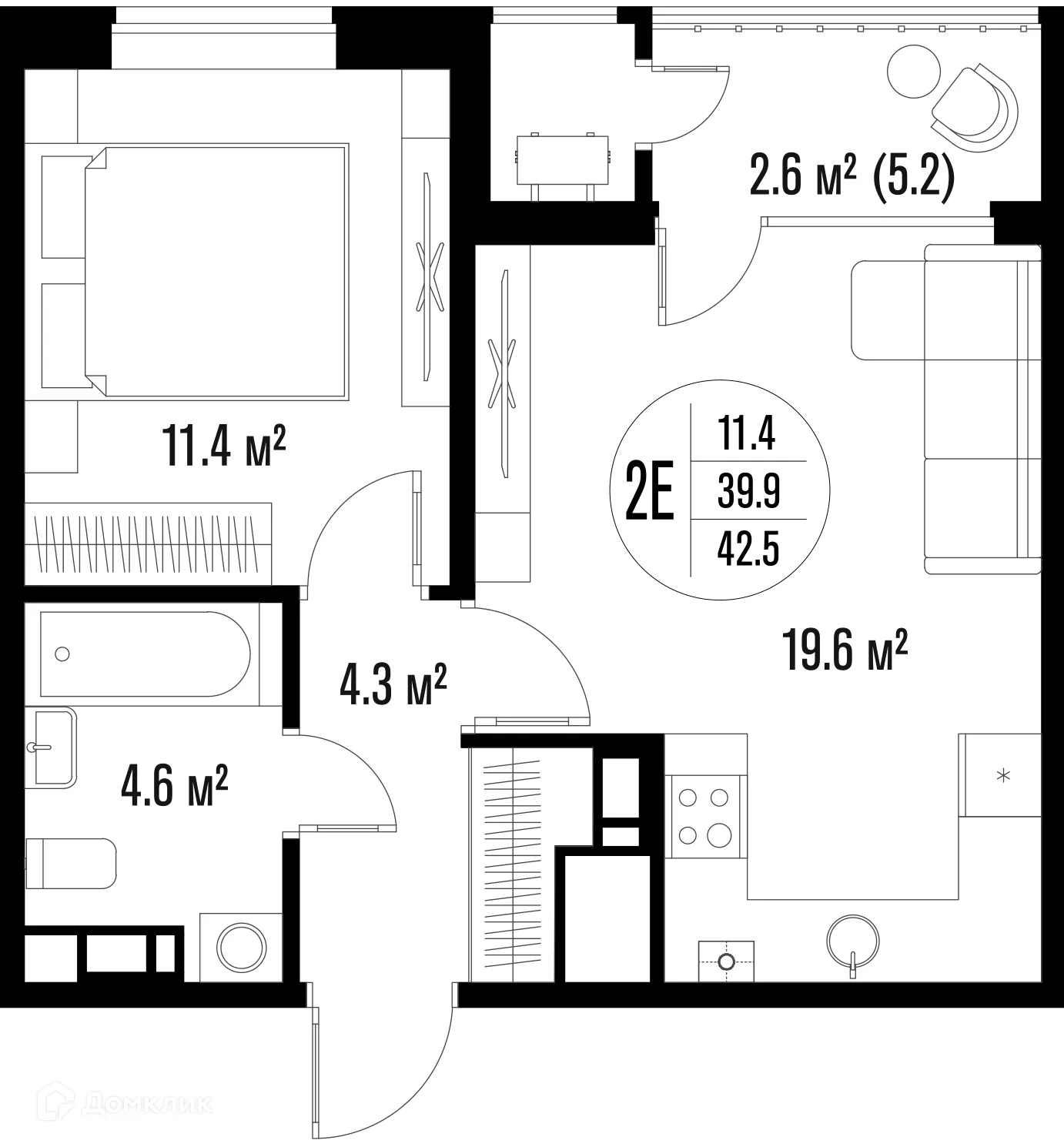 Фото квартиры в ЖК Центральный