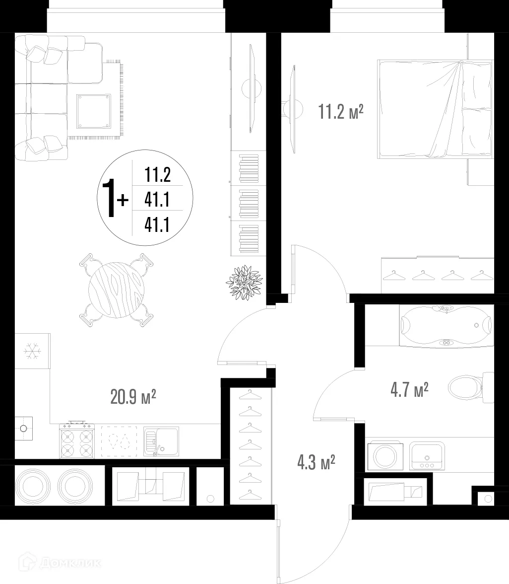 Фото квартиры в ЖК Центральный