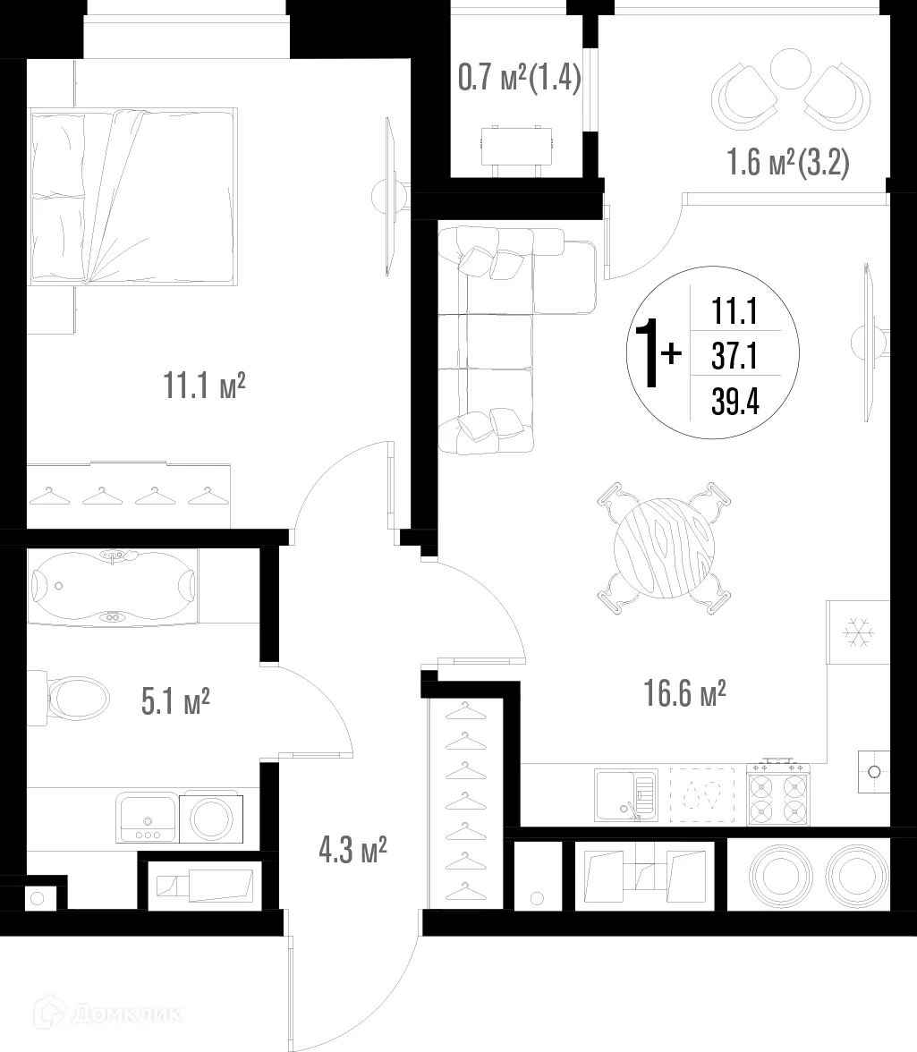 Фото квартиры в ЖК Центральный