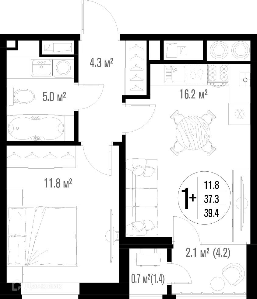 Фото квартиры в ЖК Центральный