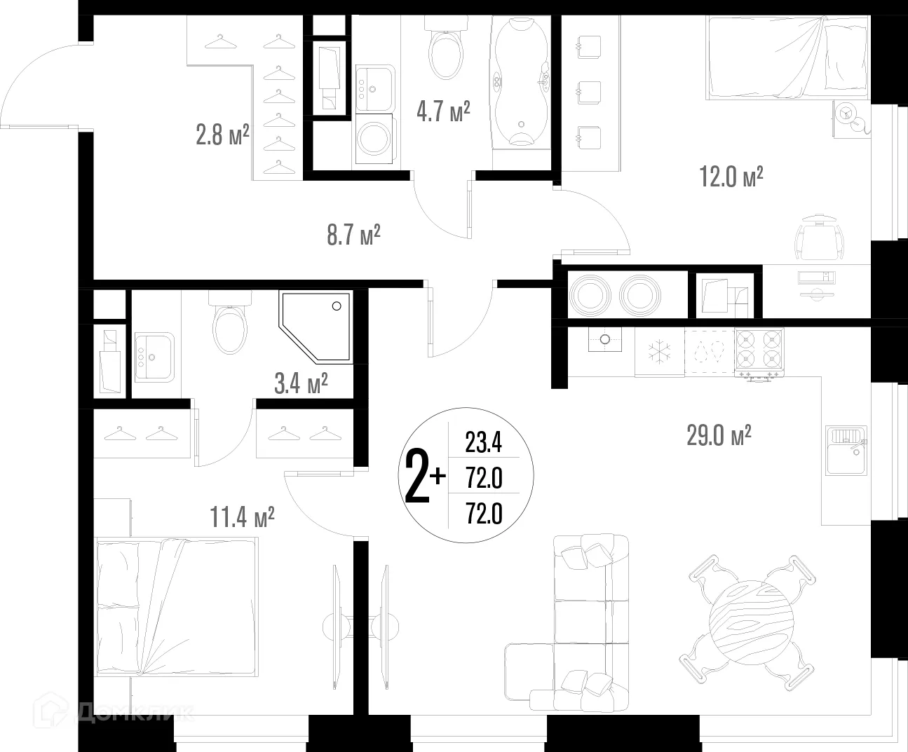 Фото квартиры в ЖК Центральный