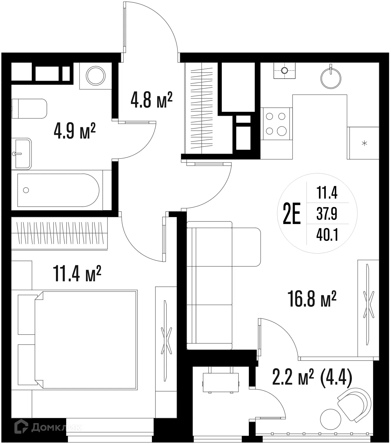 Фото квартиры в ЖК Центральный