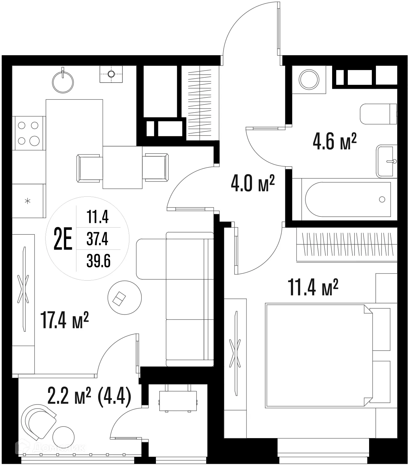 Фото квартиры в ЖК Центральный