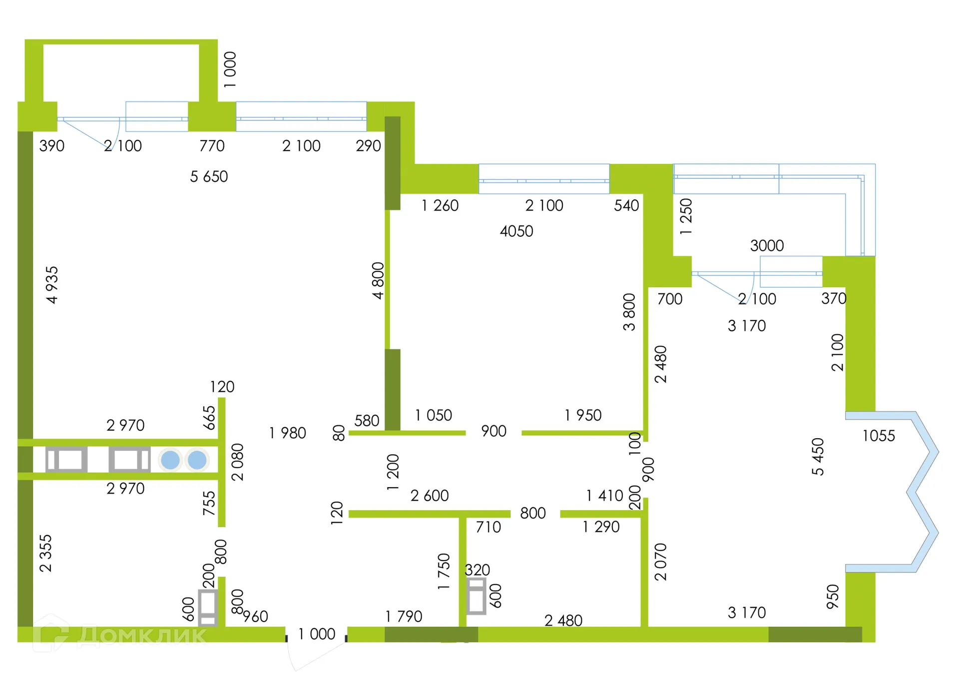 Фото квартиры в ЖК Камертон