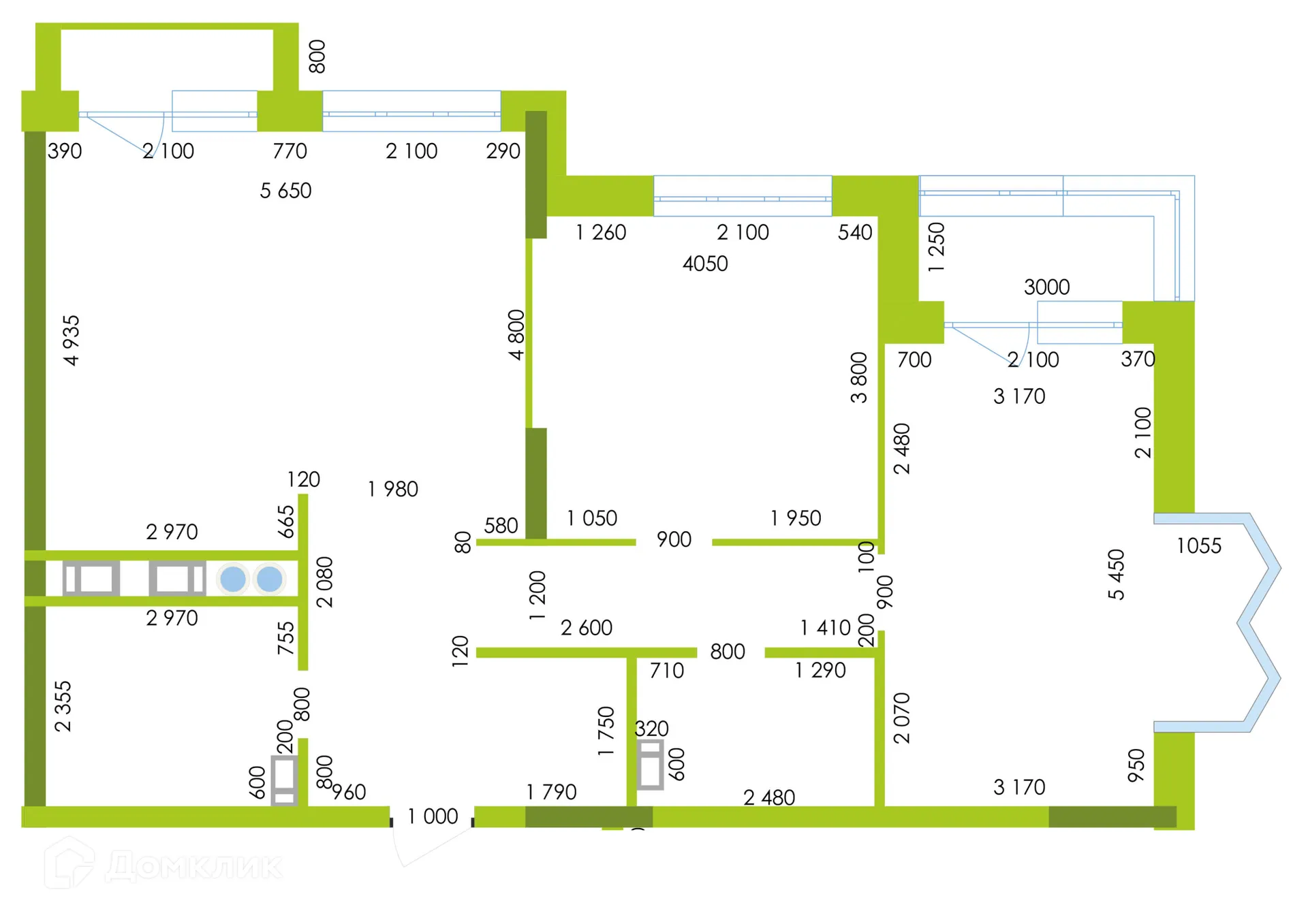 Фото квартиры в ЖК Камертон